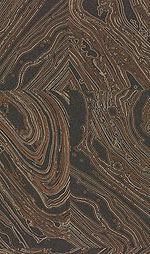 Travertin Stein Muster rotbraun schwarz englische Tapete von Osborne und Little - Tapeten Muster 82 travertino