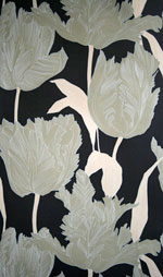Tapete Muster schwarz grau weiss Blumen englische Tapete von Osborne und Little - Tapeten Muster 40 hothouse
