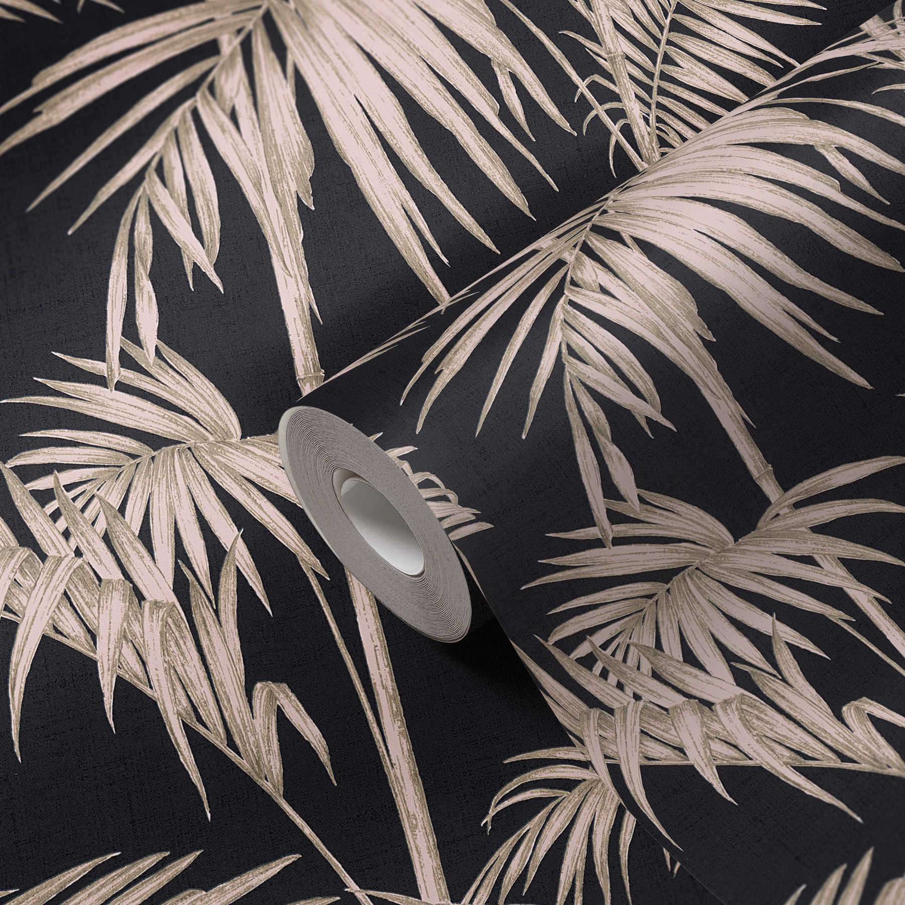 exclusive Design Tapete Palmen Motiv schwarz weiss grau aus Berlin kaufen